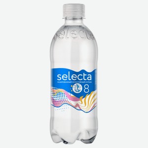 Вода питьевая Selecta газированная, 0,5 л