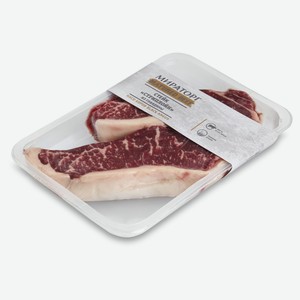 Стейк из мраморной говядины «Мираторг» Matured Beef Стриплойн, 660 г