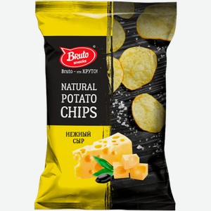Чипсы Natural Potato Chips Нежный сыр
