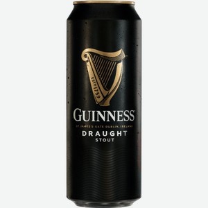 Тёмное пиво Guinness Draught 0.44л