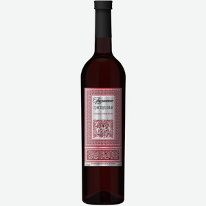 Вино Грузинское Застолье красное сухое 0.75л