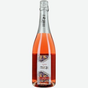 Игристое вино Cava Mirame Rose Brut 0.75л