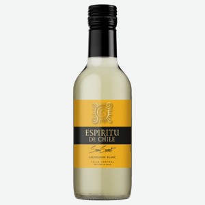 Вино Espiritu de Chile Sauvignon Blanc SemiSweet 0.187л