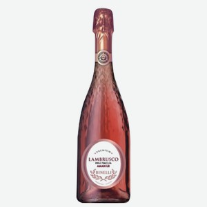Игристое вино Binelli Premium Lambrusco розовое полусладкое 0.75л