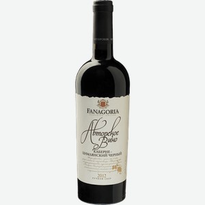 Вино Fanagoria Avtorskoe Vino Cabernet-Tsimlyansky Cherny 0.75л