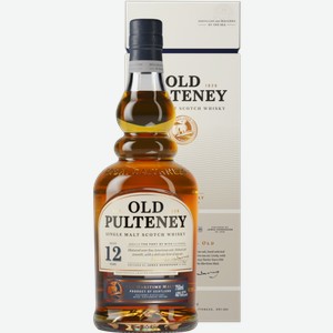 Виски Old Pulteney, 12 летней выдержки 0.7л