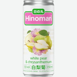 Напиток виноградосодержащий газированный сладкий "Хиномари-Японская Груша" 0.25л