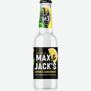 Напиток «MAX & JACK’S Лимон-Мята» 0.45л