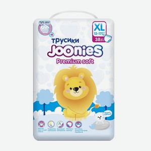 Подгузники-трусики Joonies Premium Soft 12-17кг 38шт