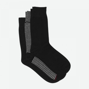 Набор носков Feltimo чёрных с серым из 3 пар (МРС3-03)