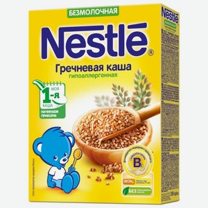 Каша детская Nestle Моя 1-ая каша Начинаем прикорм безмолочная гречневая гипоаллергенная, с 4 месяцев, 200 г