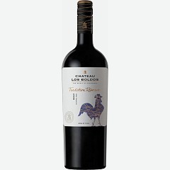 Вино ШАТО ЛОС БОЛЬДОС ТРАДИСЬОН РЕЗЕРВ МЕРЛО, красное, сухое, 0.75л., 13,5%, Чили