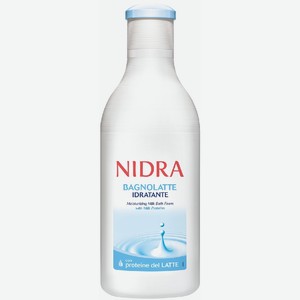 Пена-молочко для ванны Nidra с молочными протеинами увлажняющая, 750мл
