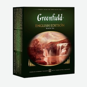 Чай черный Greenfield English Edition 100пак