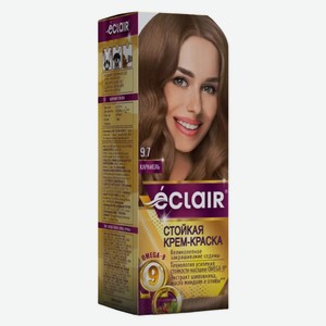 Крем-краска для волос Eclair Omega 9 Стойкая тон 9.7 Карамель / Caramel