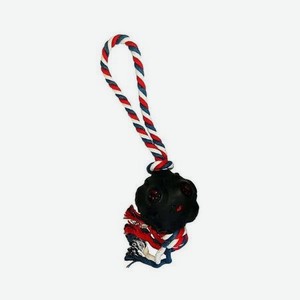 Игрушка для собак Uniglodis шар на веревке черный