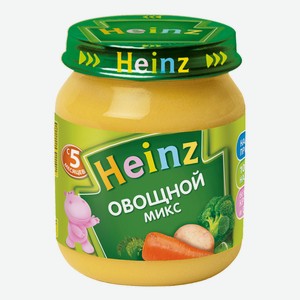 Пюре Heinz Овощной микс с 5 мес 120г ст/б