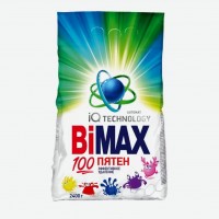 Порошок для стирки   BiMax   100 пятен, автомат, 2,4 кг