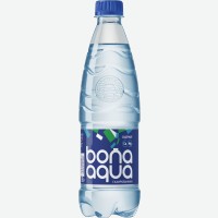 Вода питьевая   Bona Aqua  , газированная, 0,5 л