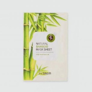 Маска на тканевой основе для лица с экстрактом бамбука THE SAEM Natural Bamboo Mask Sheet 1 шт