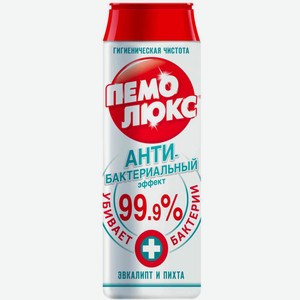 Чистящий порошок сода Пемолюкс 5 Extra с антибактериальным эффектом эвкалипт и пихта, 480 г