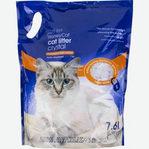 Наполнитель для кошачьих туалетов Cat Litter Crystal Силикагелевый, 7,6 л