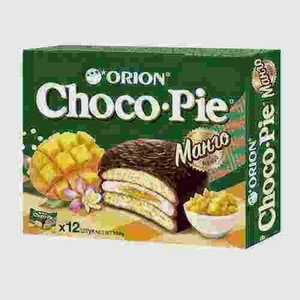 Печенье Orion Choсo Pie Манго 360г