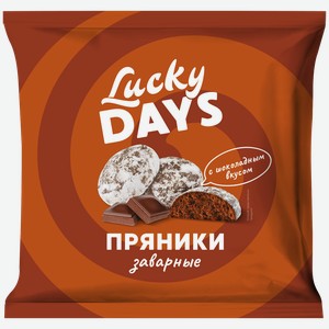 Пряники LUCKY DAYS®, с шоколадным вкусом, 400г