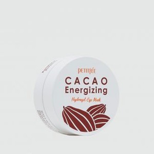 Разглаживающие гидрогелевые патчи для области вокруг глаз с экстрактом какао PETITFEE Cacao Energizing Hydrogel Eye Mask 60 шт