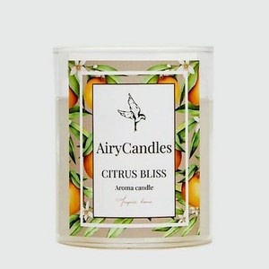AIRYCANDLES Свеча ароматическая CITRUS BLISS с деревянным фитилем
