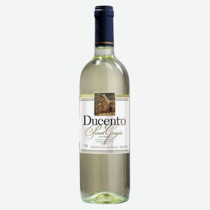Вино Ducento Pinot Grigio белое сухое Италия, 0,75 л