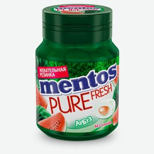 Резинка жевательная Mentos pure fresh Арбуз, 54 г