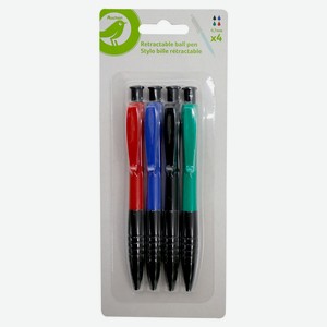 Ручки шариковые «Каждый день» автоматические, 4 цвета