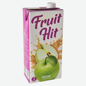 Нектар Fruit Hit яблочный, 2л