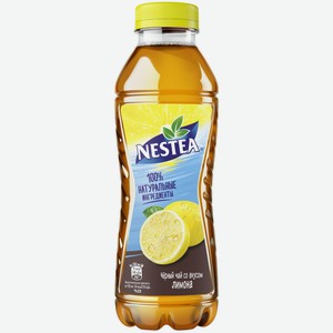 Холодный чай Nestea черный с лимоном, 500мл
