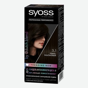 Краска для волос Syoss Permanent Coloration 3-1 темно-каштановый 115 мл