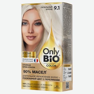 Крем-краска для волос «Фитокосметик» Only Bio Color Тон 9.1 Пепельный блонд, 115 мл