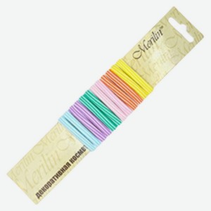 Набор резинок для волос Venzi микс полосатый разноцветный 3,2 см, 12 шт