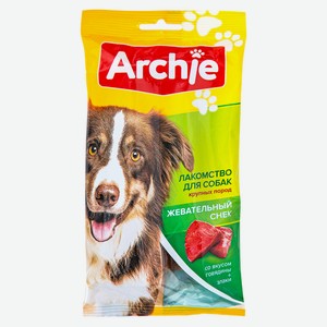 Лакомство д/собак крупных пород Archie жевательный снек Dent 150г (ТЧН!)