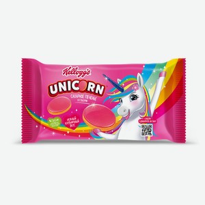 Печенье сахарное в клубничной глазури Unicorn 105г