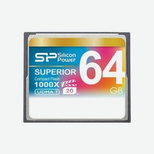 Флеш карта CF 64GB Silicon Power, 1000X (SP064GBCFC1K0V10)