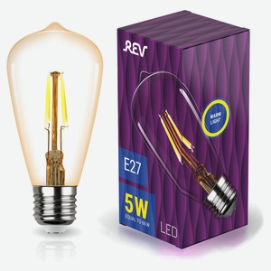 Лампа светодиодная Rev LED E27 5Вт 2700К