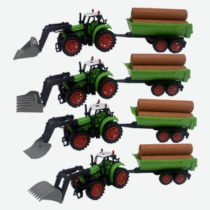 Игрушка инерционная Трактор с прицепом, 45 см