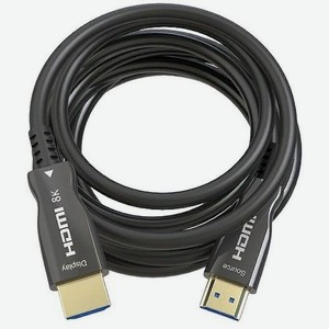 Кабель соединительный аудио-видео PREMIER 5-806 50.0, HDMI (m) - HDMI (m) , ver 2.1, 50м, GOLD, черный