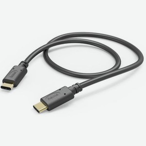 Кабель HAMA H-201589, USB Type-C - USB Type-C, 1м, 3A, черный [00201589]