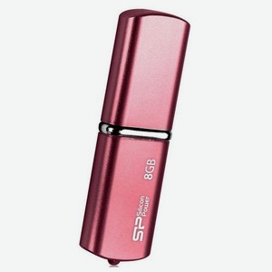 Флешка USB Silicon Power LuxMini 720 8ГБ, USB2.0, розовый [sp008gbuf2720v1h]