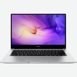 Ноутбук Huawei MateBook D 14 NbDE-WDH9, 14 , Intel Core i5 1155G7 2.5ГГц, 4-ядерный, 8ГБ DDR4, 512ГБ SSD, Intel Iris Xe graphics , Windows 11 Home, серебристый [53013nyy]