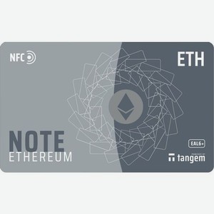 Криптокошелек TANGEM Note ETH, Ethereum, NFC, EAL6+, Android, ios [tg110]