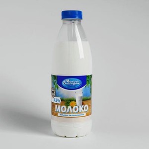 Молоко МОЛОЧНАЯ БЛАГОДАТЬ 3,2%, 0,9 л