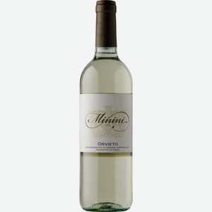 Вино Minini Orvieto DOC белое сухое, 0.75л